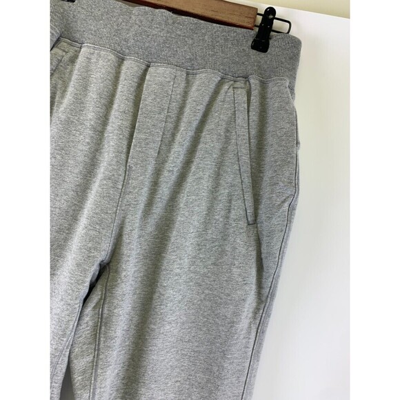 Lululemon Cross Cut Jogger Sweatpants Heathered Medium Gray Drawstring Men Small - Picture 6 of 16
